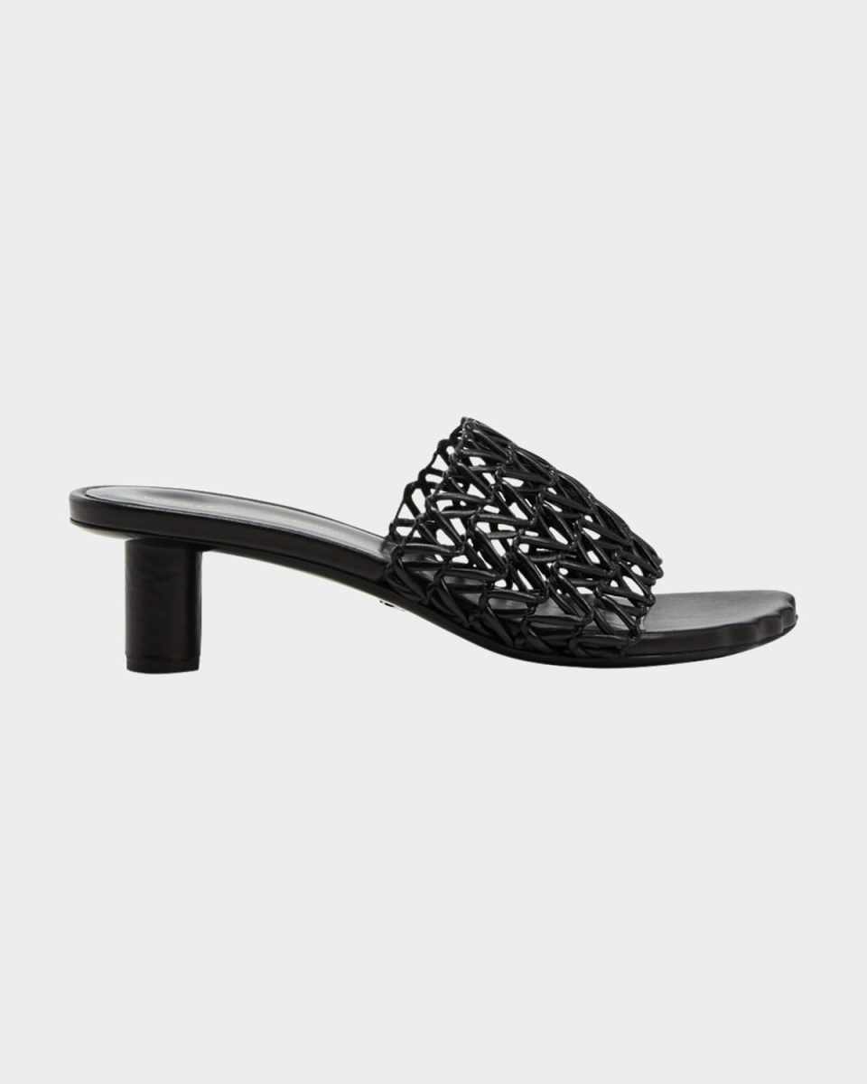 Sculpt Woven Mule Sandals